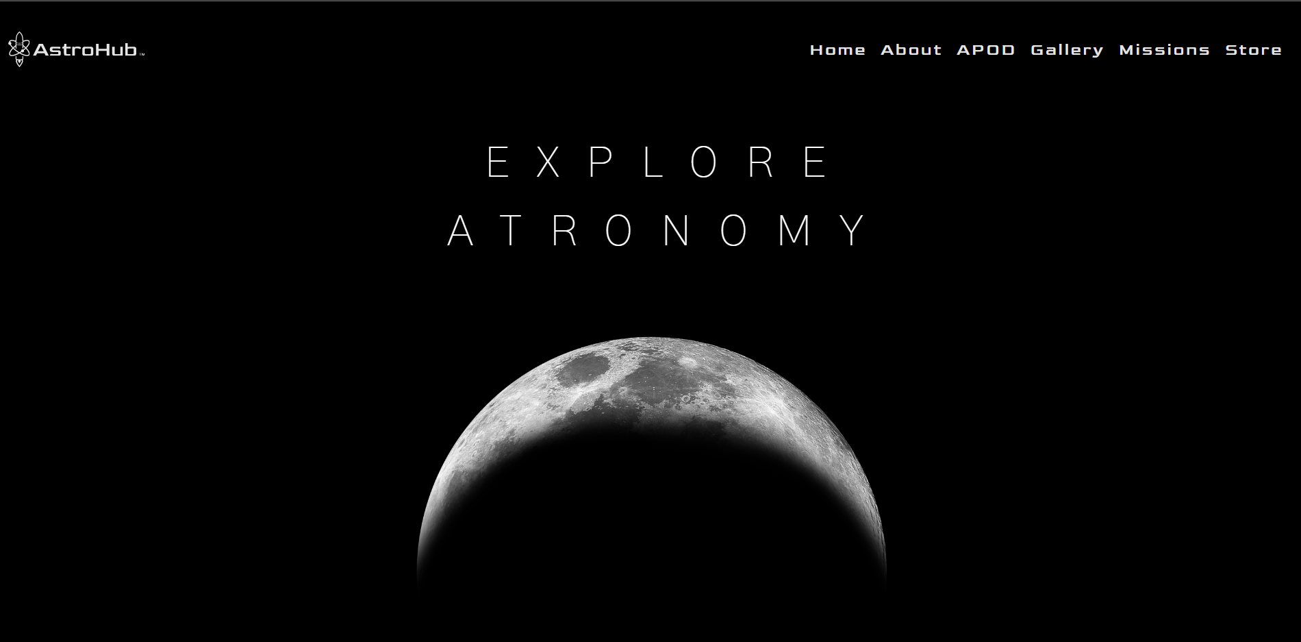 An image of the AstroHub (em andamento) project.